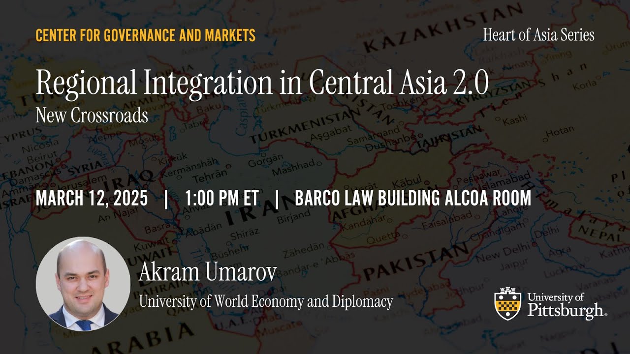 Regional Integration in Central Asia 2.0: New Crossroads