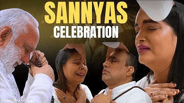 Sanyas Celebration at Tapoban with Swami Anand Arun | A New Beginning in Meditation