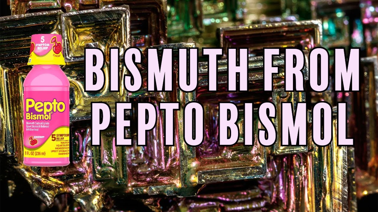 Bismuth From Pepto Bismol YouTube Bismuth From Pepto Bismol YouTube