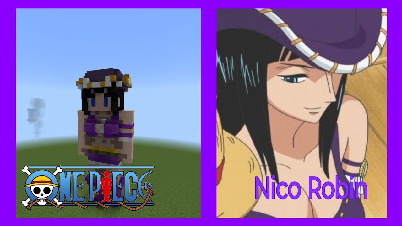 Nico Robin Pre-Timeskip | One Piece | Minecraft Tutorial - YouTube