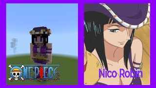 Nico Robin Pre-Timeskip | One Piece | Minecraft Tutorial