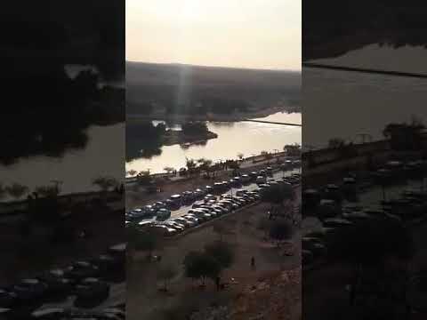 منتزه و بحيرة الحائر بالقرب من مدينة الرياض