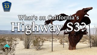 California's Highway S3 in the Anza Borrego Desert