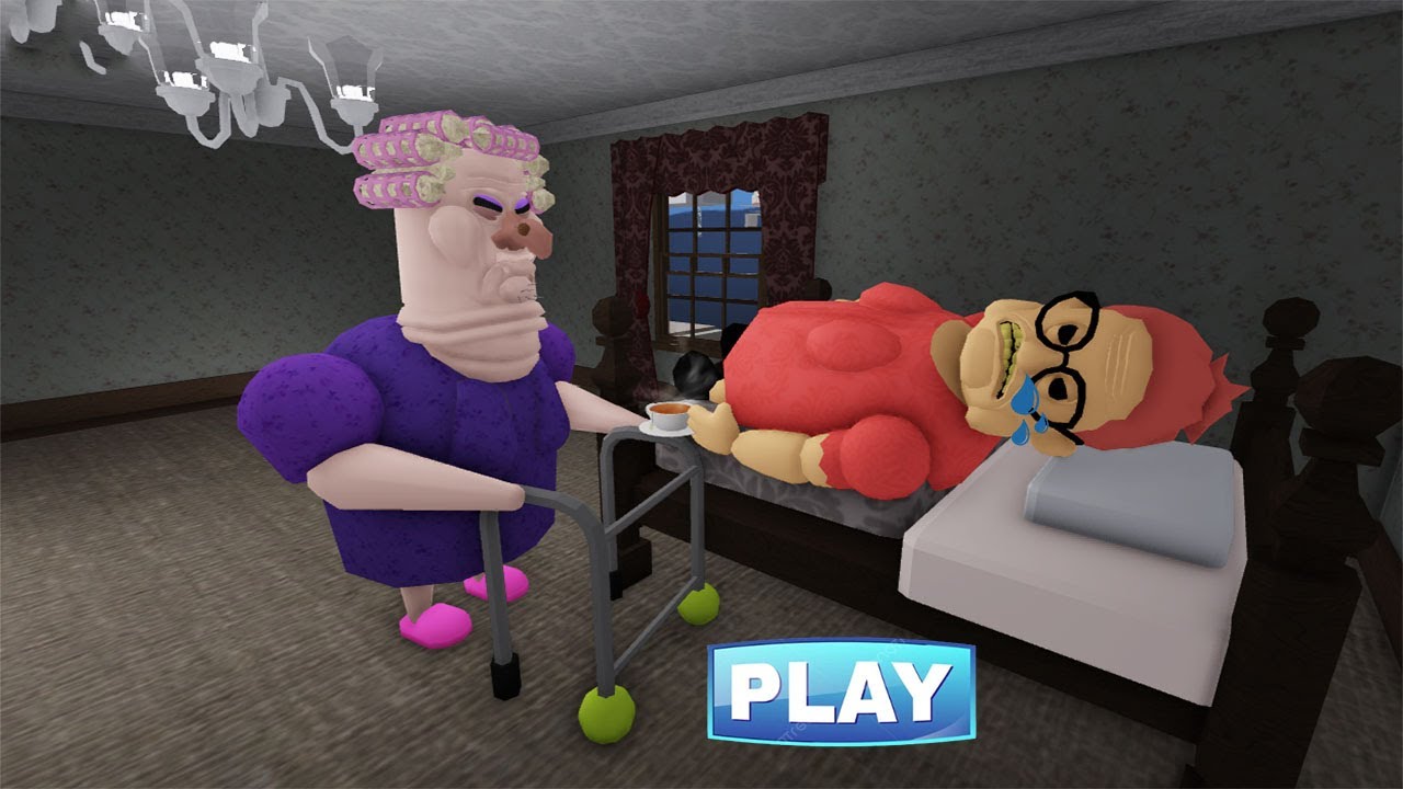 GRUMPY GRAN TAKE CARE OF SICK BARRA'S GRANDMA ! WALKTHROUGH GAMEPLAY #roblox
