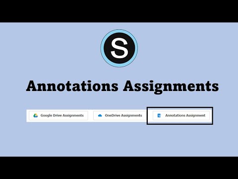 annotations assignment in schoology