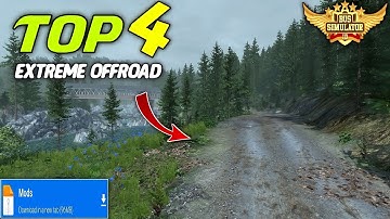 Top 04 Extreme Offroad Map Mod for Bus Simulator Indonesia।।Mod map Bussid।।Mod Bussid