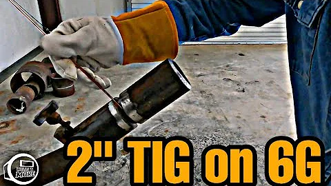 2" TIG (GTAW) pipe weld on 6g position.