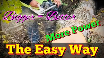 Easy Way To More Power!  Big Bore Gasket Delete!  Husqvarna Clone Chainsaw!