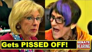 Betsy DeVos gets &#39;YeIIed&#39; at for not answering simple questions