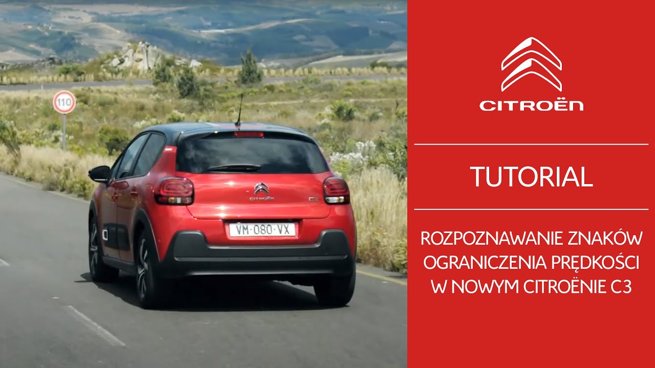 Rozpoznawanie Znaków Ograniczenia Prędkości W Nowym Citroënie C3 - Tutorial - Youtube