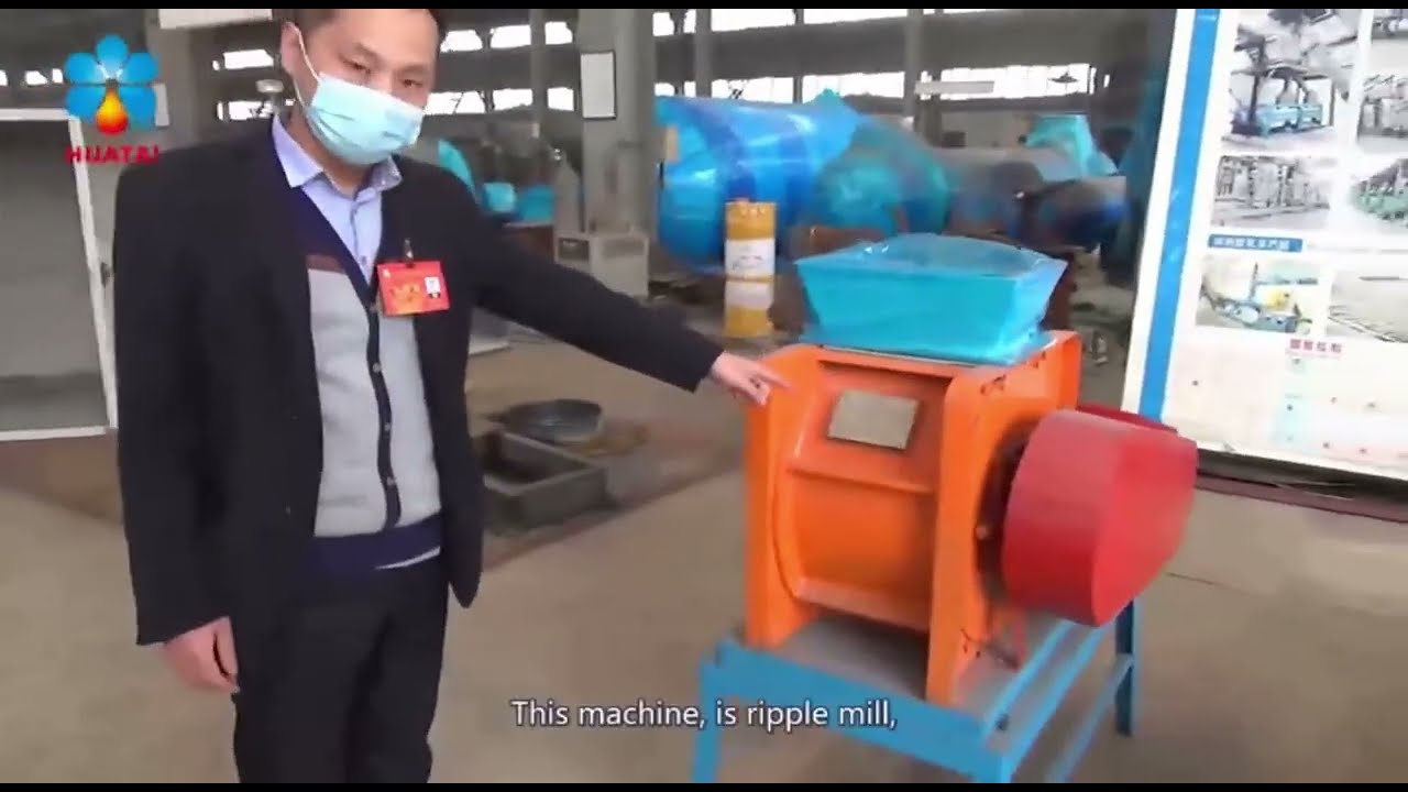 Palm oil production and processing machine direct shot 