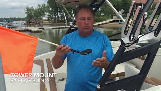Wakeboard Flag/Water Ski Flag/Orange Boating Flag by Mike Buchner 3,008 views 4 years ago 1 minute, 55 seconds