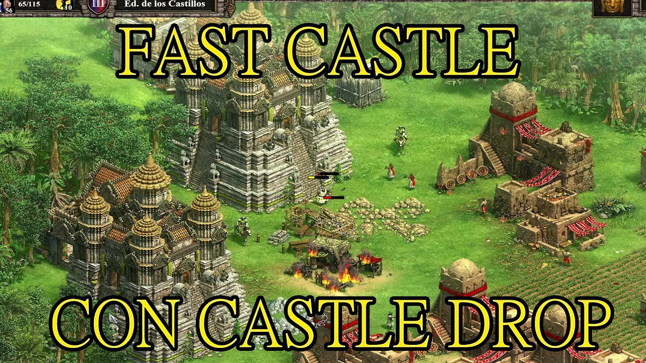 age of empires 2 ln fast castle build order