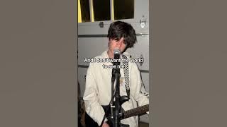 bro doesn’t want the world to see him 💀 Iris - Goo Goo Dolls #rock #cover #band #alternative