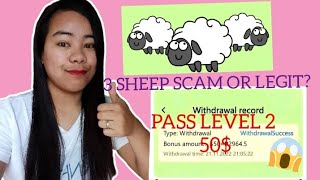 3 SHEEP EARNING APPLICATION SCAM OR LEGIT? PASS LEVEL 2  #3sheep #earningapp #gcash screenshot 4