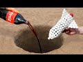 DIY Giant Coca Cola and Mentos Rocket Underground
