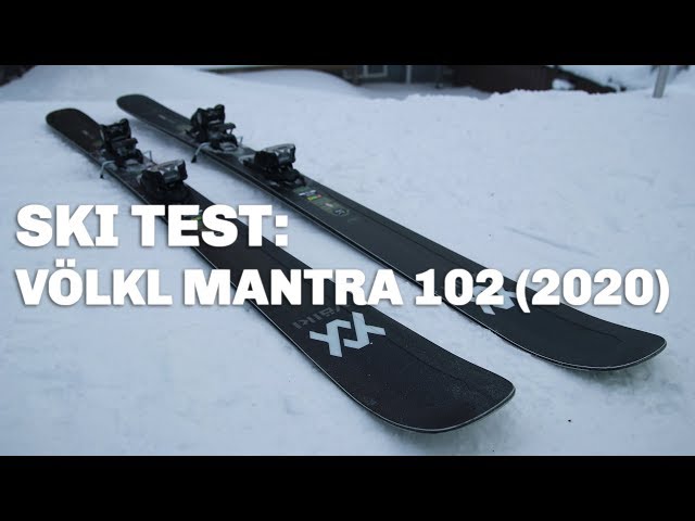 Skidtest: Völkl mantra 102 (2020) - YouTube