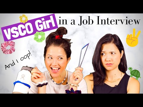 vsco-girl-in-a-job-interview