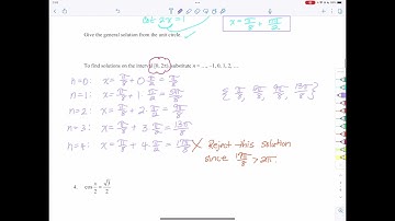 5.5: Trigonometric Equations