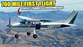 700 Mile Flight Home In Our New 300HP Cessna 182! TOO MUCH POWER?!