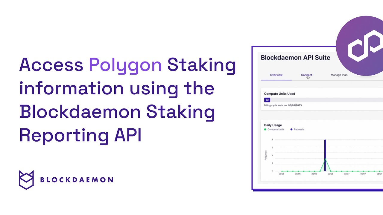 How to Access Polygon Staking Information Using Blockdaemon Staking  Reporting API