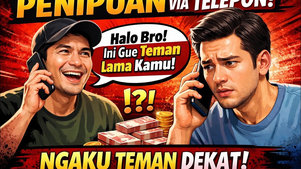 Penipuan via telepon!!!! Penipu ini marah marah karena di bentak bentak