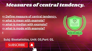 measures of central tendency in urdu| Post-Rn 2nd semester| Unit#3,part#1 | biostatistics |