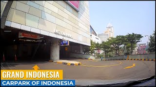 Tempat Parkir Grand Indonesia Shopping Town Jakarta Carpark Of Indonesia