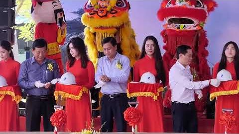 Nghi thức xúc cát khởi công tòa nhà VNPT Long An