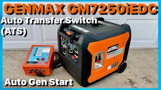 Generator ATS  Automatic Transfer Switch GENMAX 7250W Auto Gen Start Demo