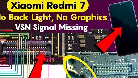 Redmi 7 Xiaomi Redmi y 3 Display no Light no graphics problems