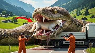 Brave Heroes Saves Autistic Horse from Giant Python Deadly Coils