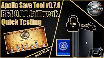 Apollo Save Tool for PS4 9.00 Jailbreak | Quick Testing
