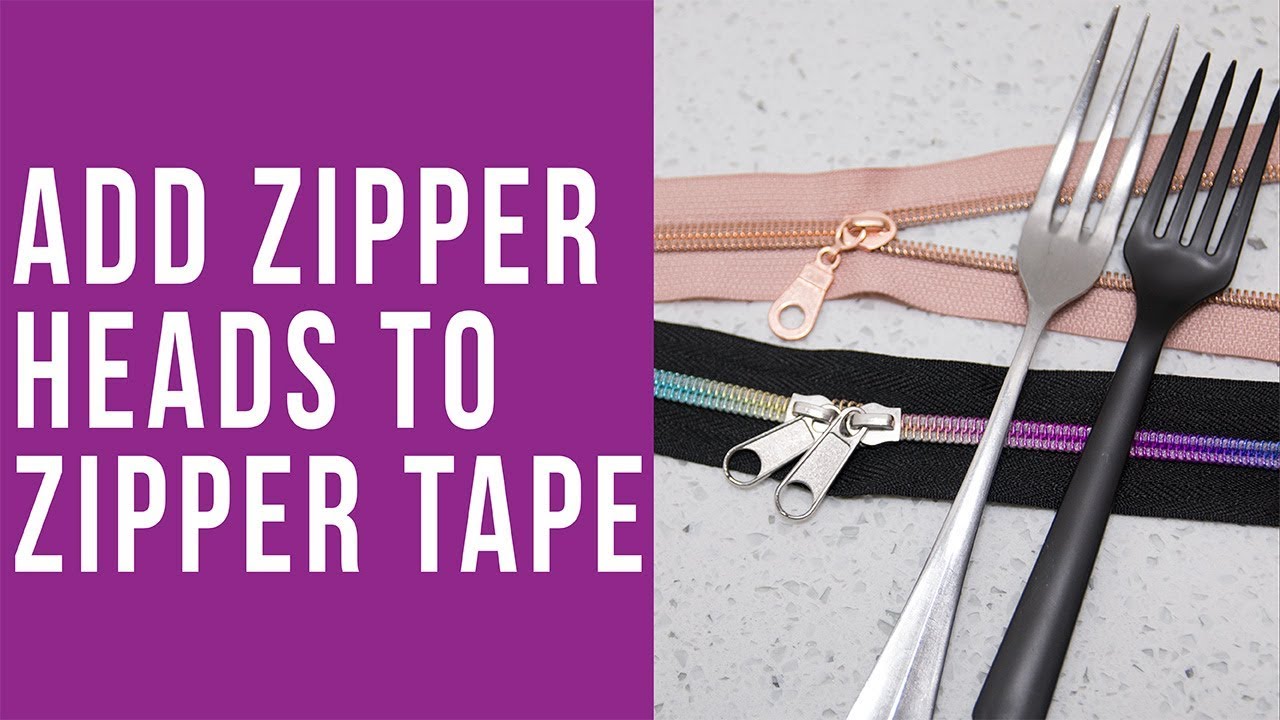How to fix a zip puller that came out - how to fix a faulty zipper on a  pencil bag 
