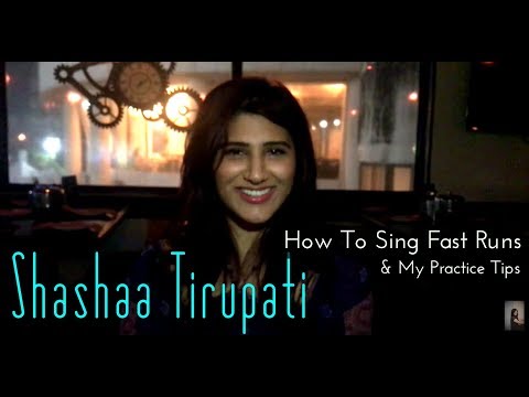 Tutorial | SHASHAA TIRUPATI | My Vocal Practice Tips (RIYAAZ)