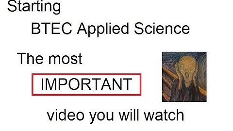 Starting BTEC Applied Science?