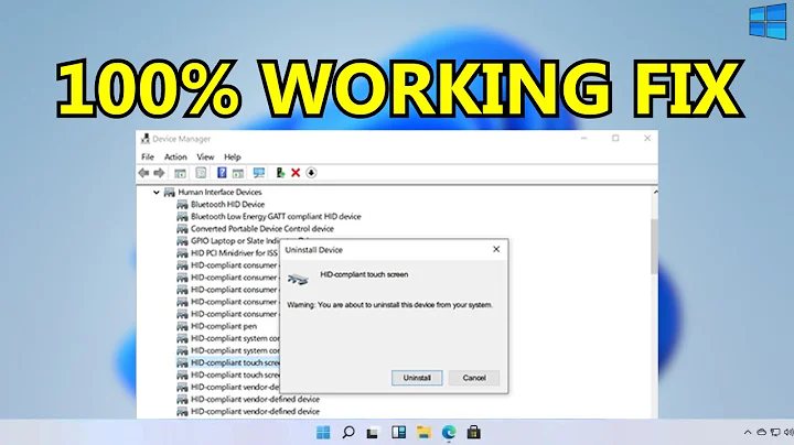 HID Compliant Touch Screen Driver is missing & no longer available in Device