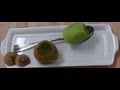 The Best and Easiest Way to Peel a Kiwi: Peeling a Kiwi with a Spoon - A Kiwi Peeler Tutorial