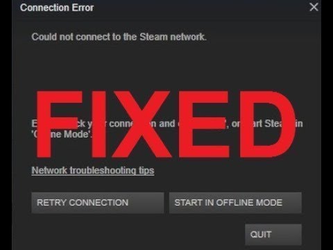 HOW TO FIX Steam not connecting to the server - YouTube