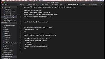 react.js testing using jest enzyme snapshot in 9 min