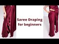 Nivi Drape | How to wear Saree for Beginners | Easy Saree Draping Tutorial | Tia Bhuva