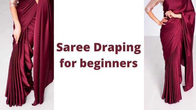 Saree Petticoat Hack, how to wear Saree for beginners, Saree Silhouette, Tia Bhuva