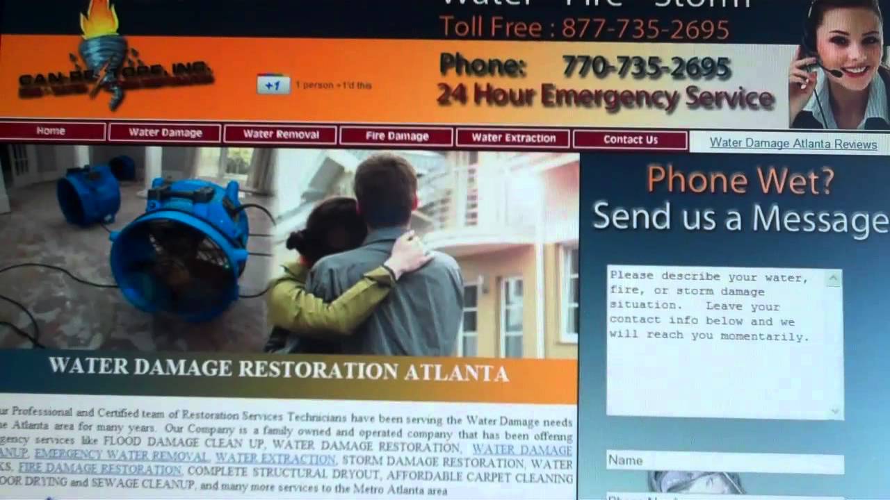 Water Damage Douglasville GA 7707352695 YouTube