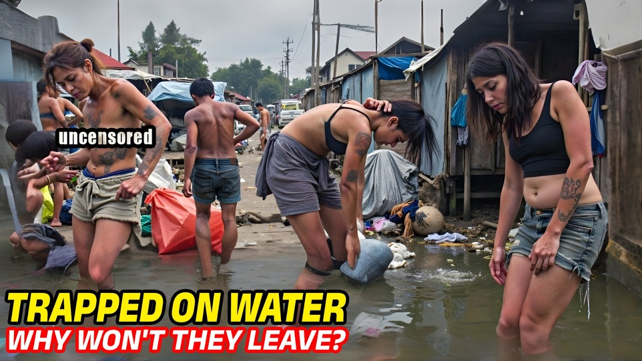 Жизнь в беднейшем трущобном районе Камбоджи: женщины едят мусор, испражняются на публике | Докуме...