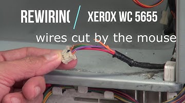 Rewiring of Xerox WC 5655