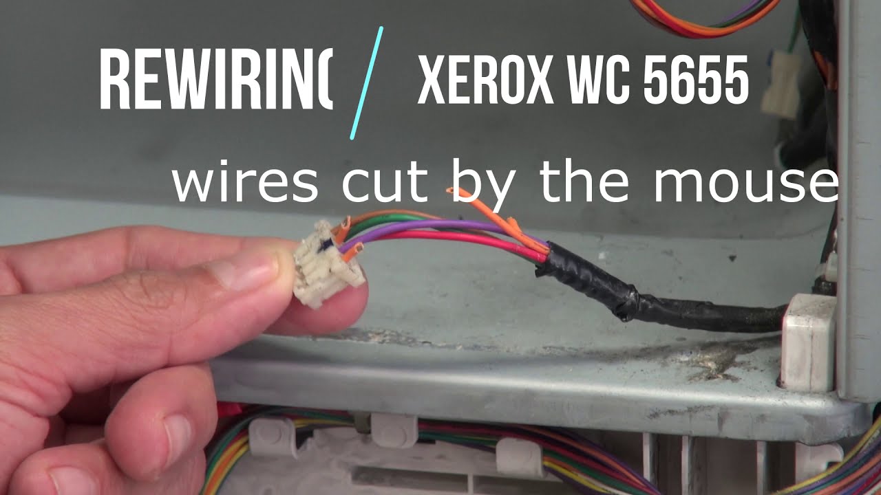 Rewiring of Xerox WC 5655
