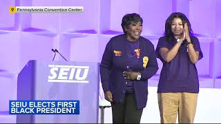 SEIU elects 1st black president; VP Kamala Harris to deliver keynote speech at union convention