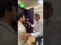 Watch Wasim Akram Appreciating Abhishek Sharma In Dubai Indvspak Abhisheksharma