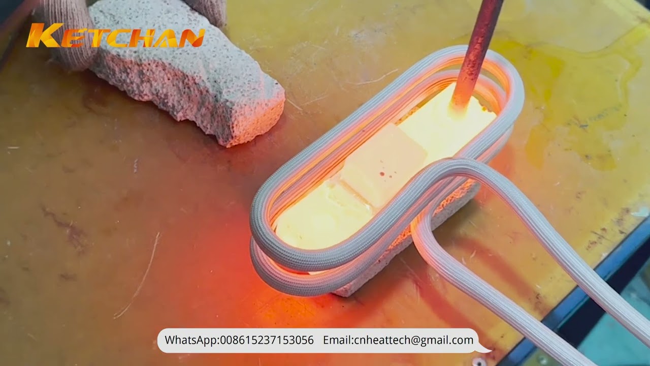 Induction Brazing of Copper Plates 