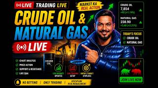 Crude Oil live trading | MCX live trading #crudeoil #NaturalGas #mcx #livetrading  #FinancewithSuraj